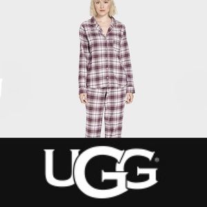 UGG Raven Flannel Pajama Set in Port Plaid, M